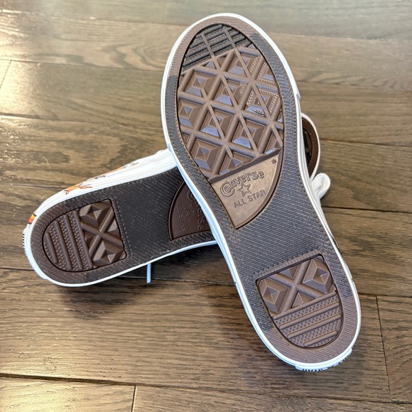 Converse All Star Low Top Kids Canvas Sneakers White Leapin' Lizard Art Sz 3 US - Picture 6 of 11